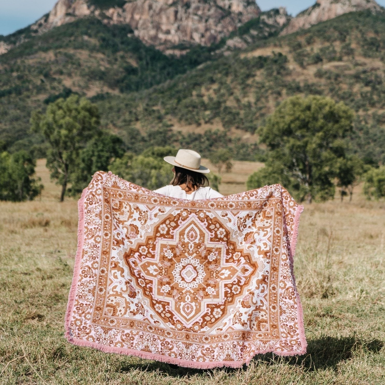 Desert Rose Large Picnic Rug