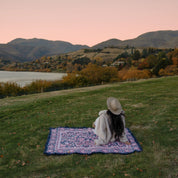 Midnight Woven Picnic Rug XL