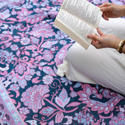Midnight Woven Picnic Rug