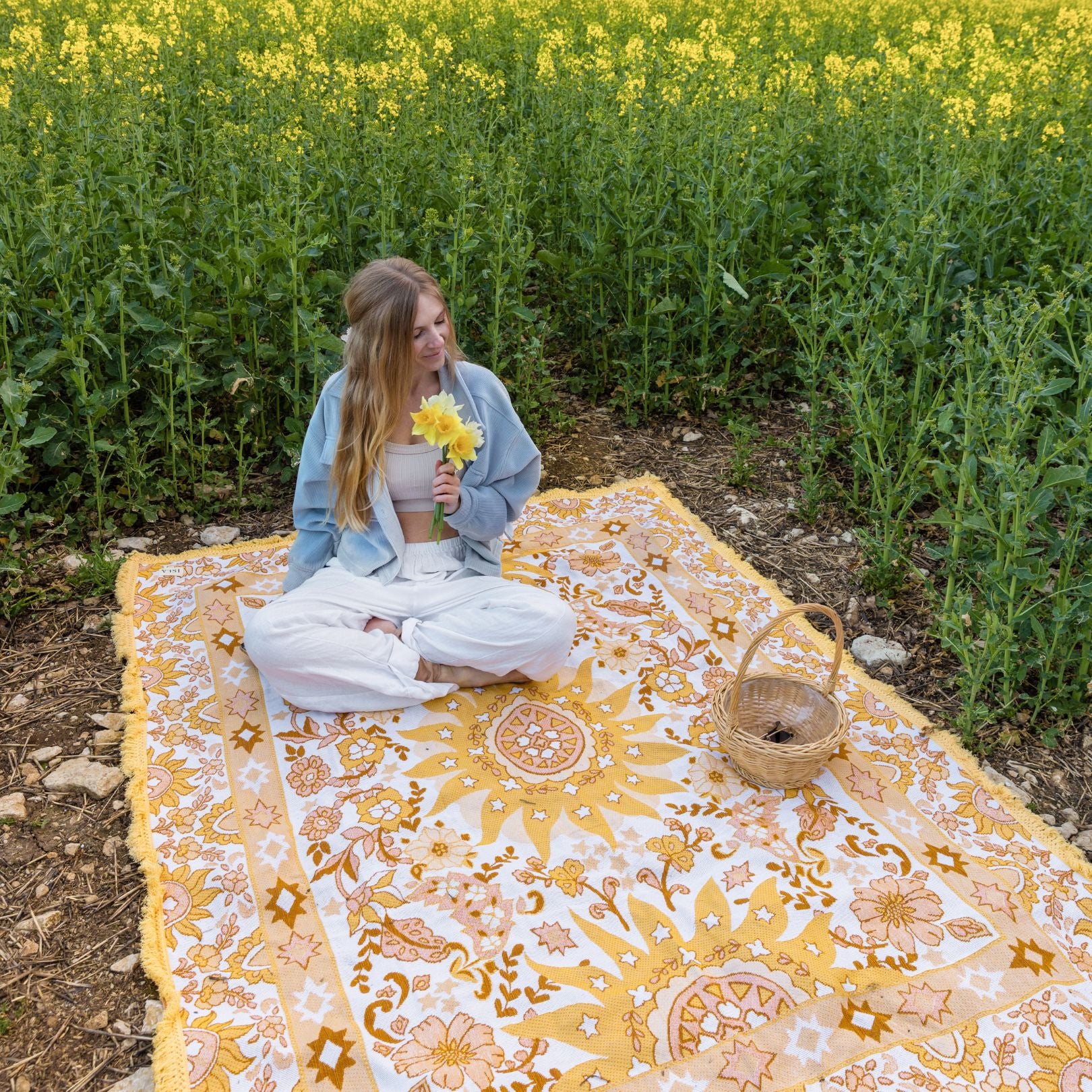 Vacanza Woven Picnic Rug XL